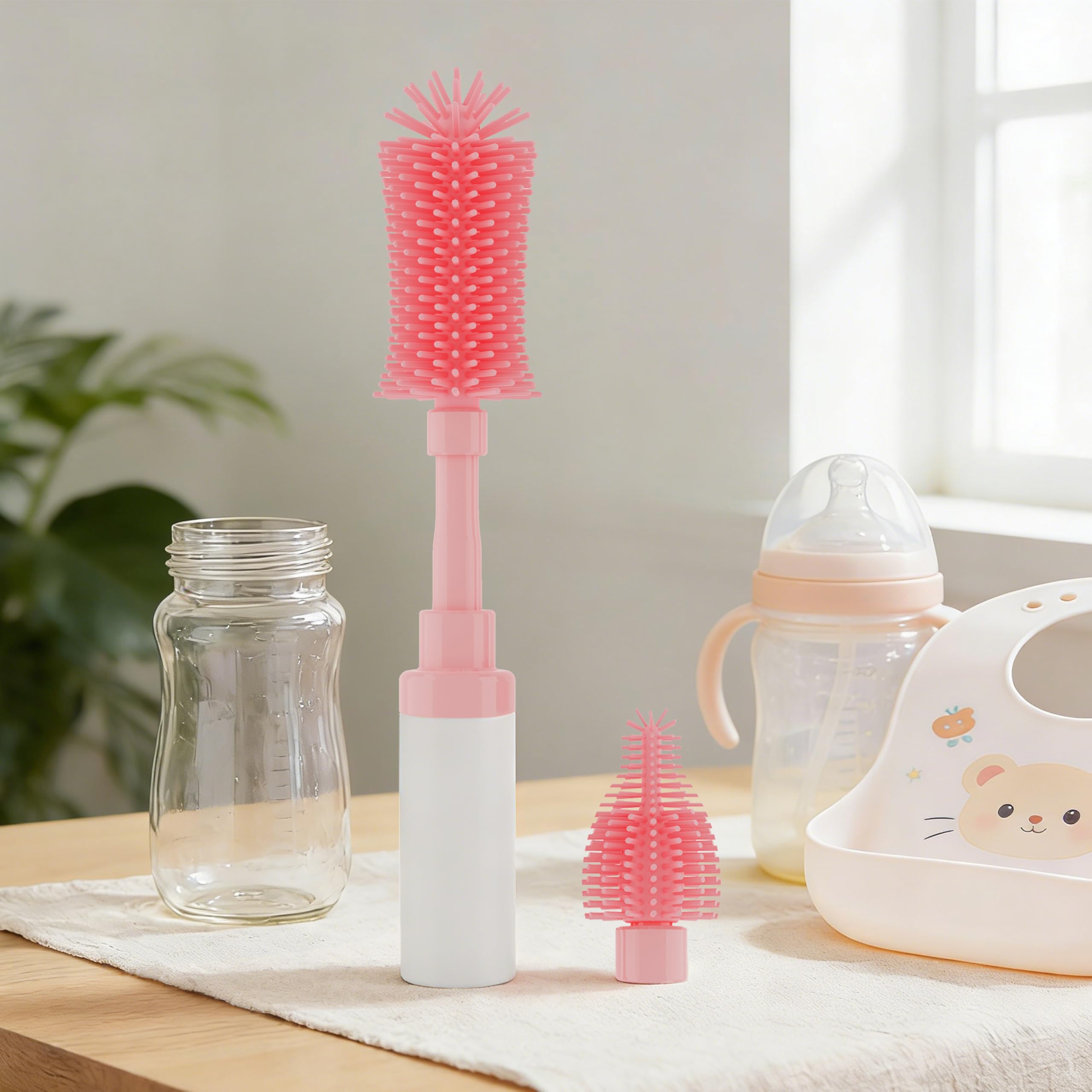 Chuya 360-degree design cleans bottles, nipples, and pump parts from all angles