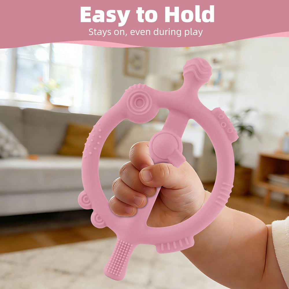 Chuya Cooling Teether refrigerator-safe cooling to calm irritated gums.