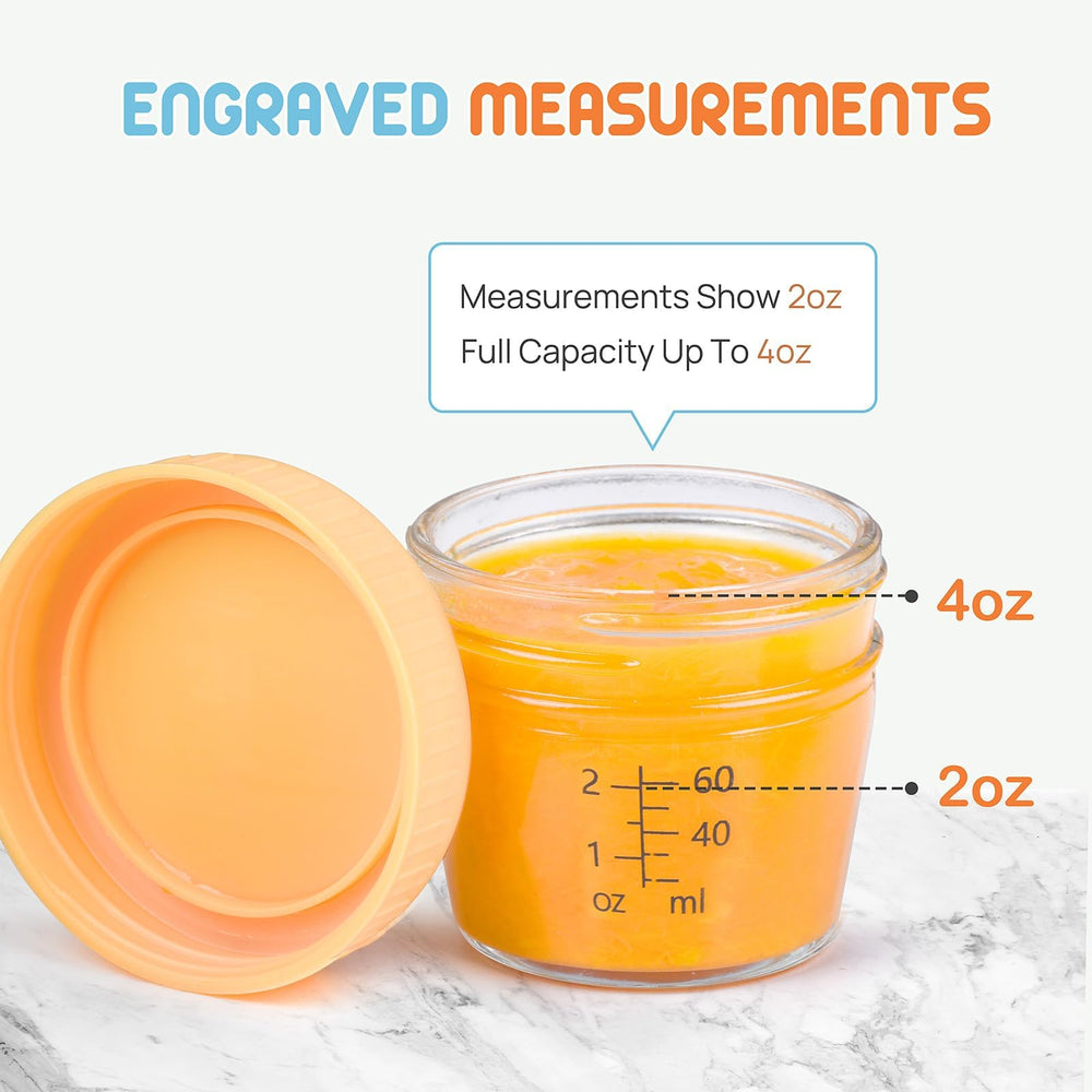 Chyardna jar shows 2 oz marks and total 4 oz capacity.