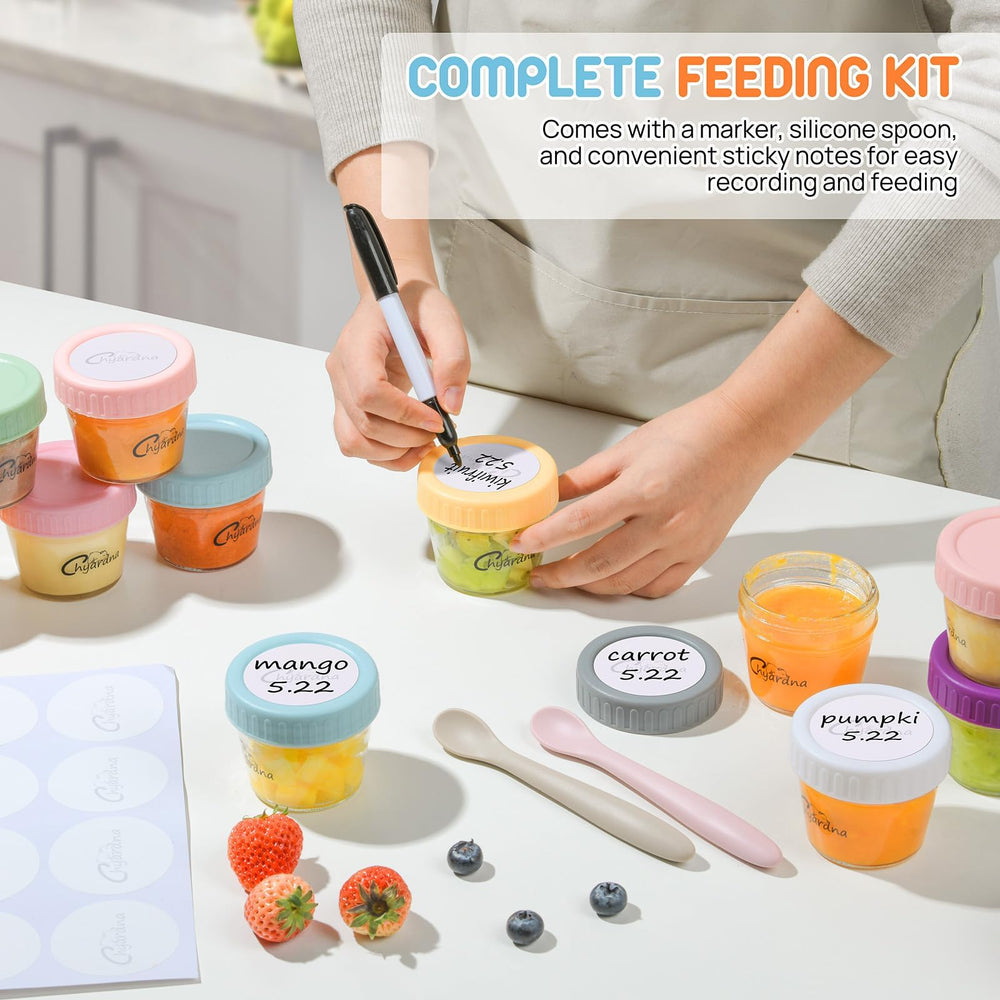 Chyardna BPA-free jars prioritize safe storage.