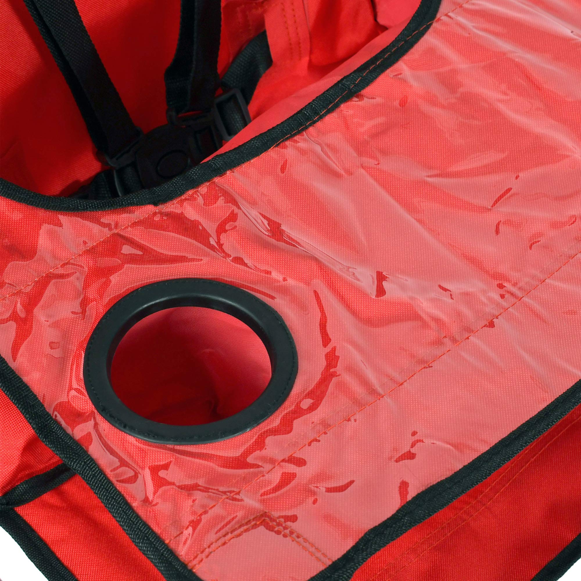 ciao! baby high chair tray and cup holder simplify snack time outdoors