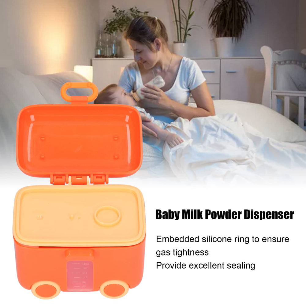 Ciciglow large capacity dispenser stores powder and scoop for mess-free feeding
