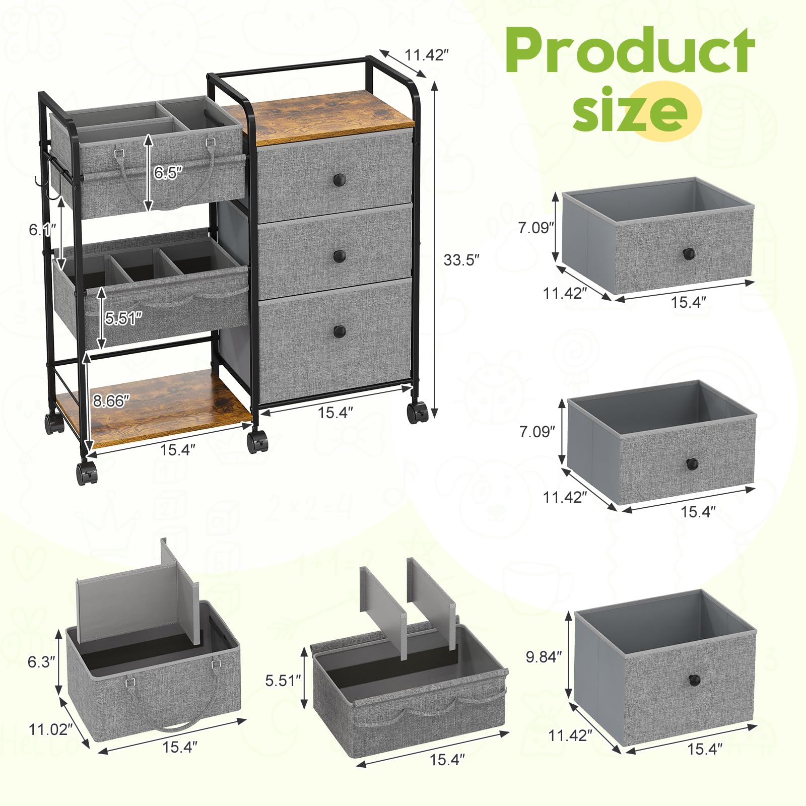 Cidaziya easy assembly helps you set up quickly in any room.