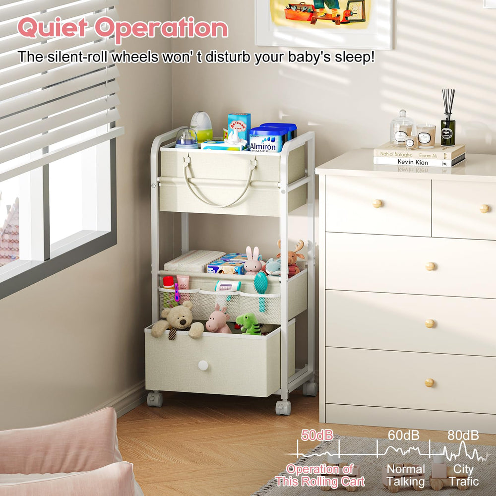 Cidaziya fabric compartments hold up to 20 pounds for versatile storage.