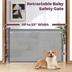 Cideny 34-inch tall gate suitable for stairs and doorways
