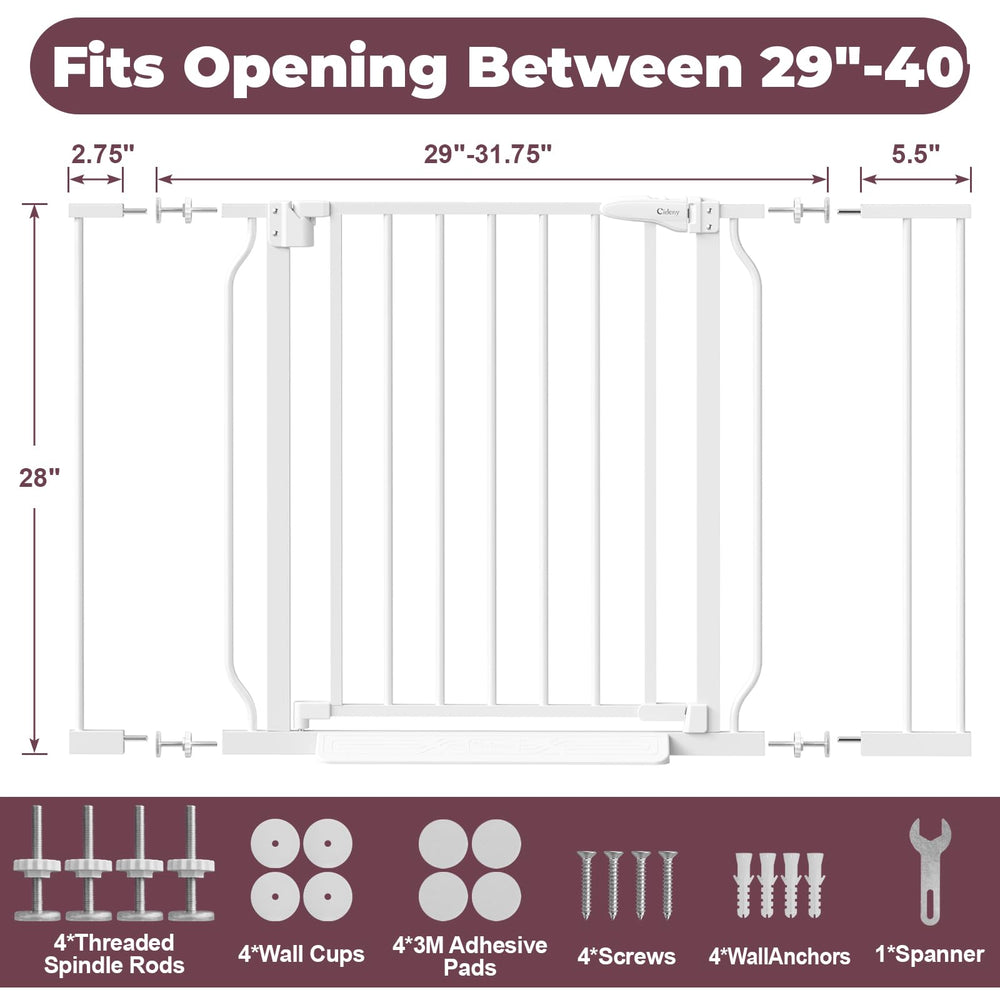 Cideny adjustable width 29-40 inches to fit various openings