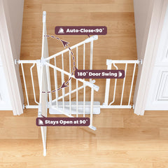 Cideny pressure-mounted installation shows wall-friendly setup for renters.