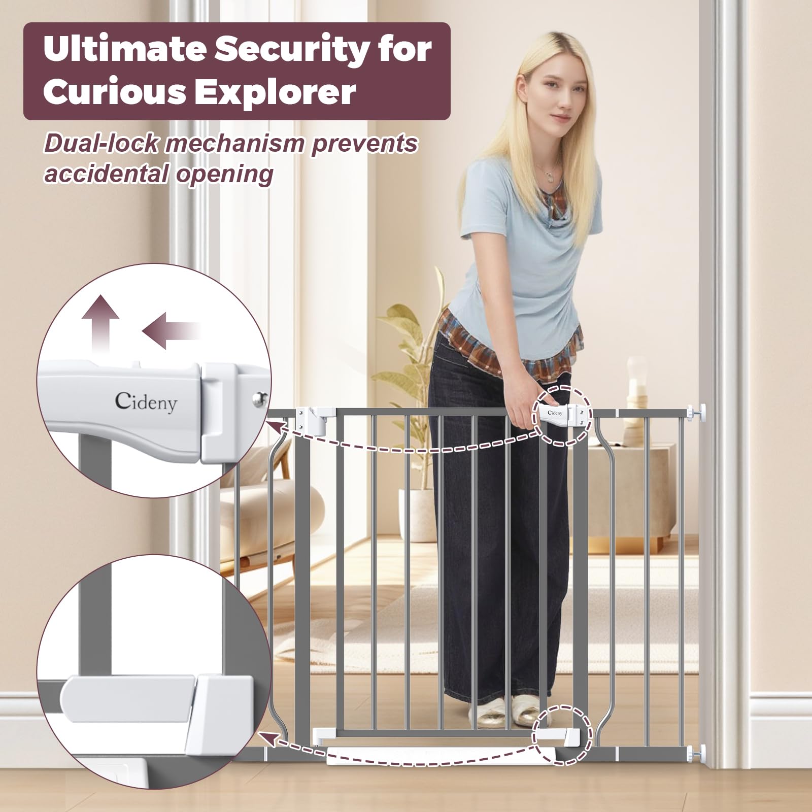 Cideny tool-free installation protects walls with no drilling required