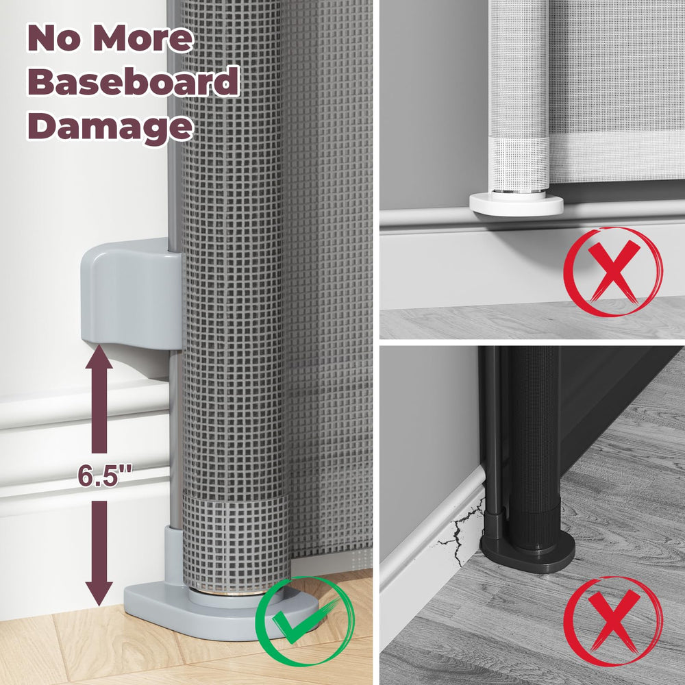 Cideny mesh gate ideal for indoor and outdoor spaces