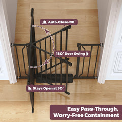 Cideny tool-free installation protects walls and fits renters spaces easily