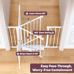 Cideny tool-free installation protects walls and is renter-friendly.