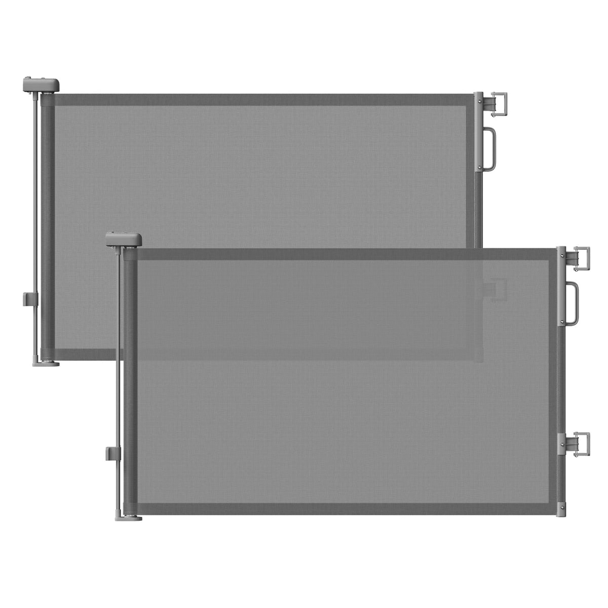 Cideny two-pack retractable gate across wide doorway offers flexible safety for kids and pets