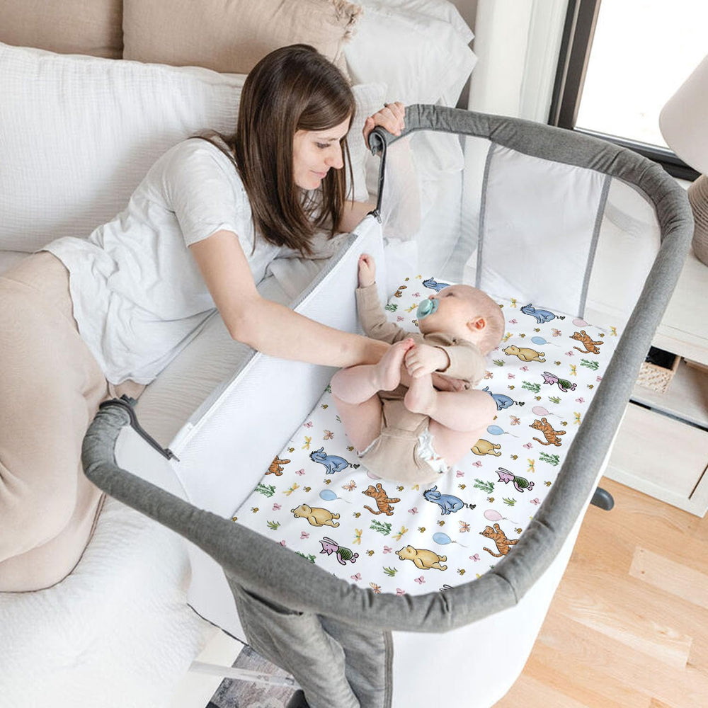 cidobi Winnie bassinet sheet gift-ready packaging appeals to new parents