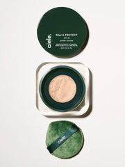 Ciele Filter PROTECT SPF 30+ loose powder close-up shows soft blur.