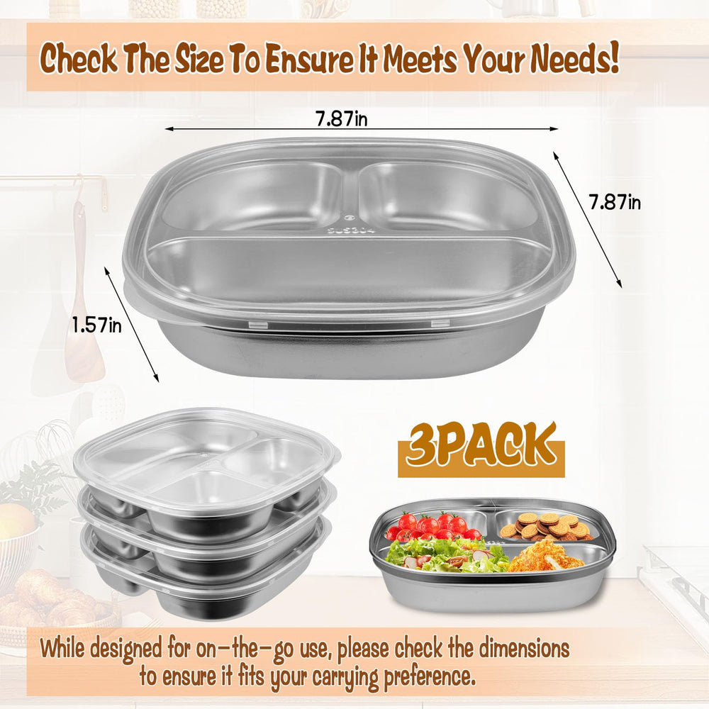 CIEOVO 3-compartment plate close-up showing sturdy sections for balanced meals.