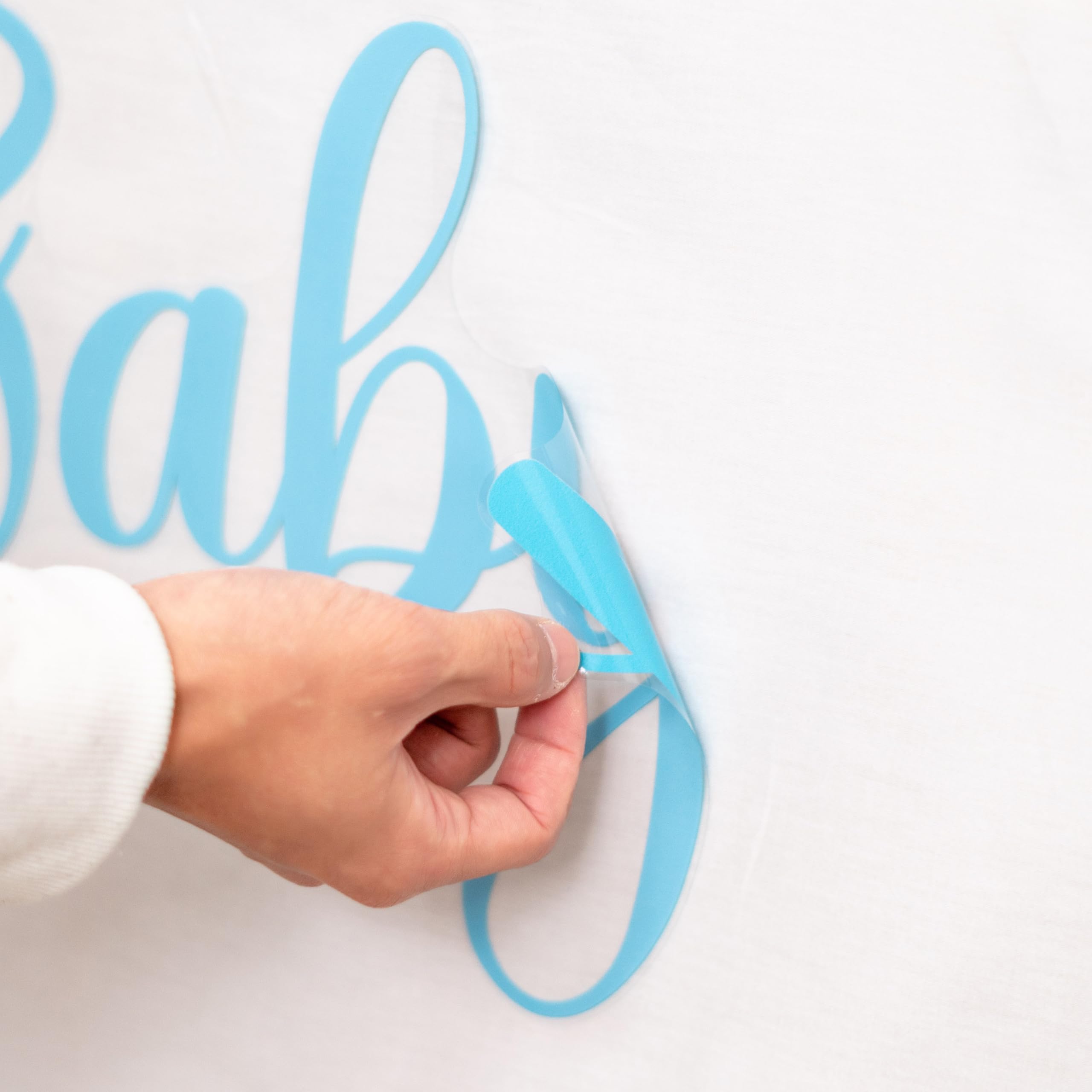 CIEQR Sweet Baby Boy Sign Decal packaging keeps setup tidy