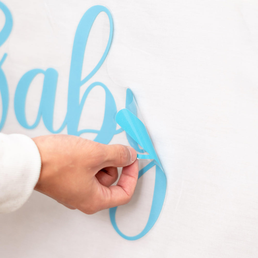 CIEQR Sweet Baby Boy Sign Decal packaging keeps setup tidy