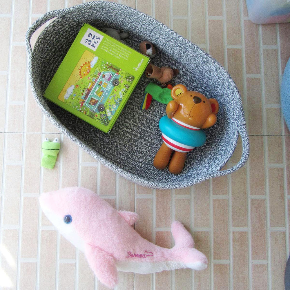 CIKI HOME baby nursery bin fits towels and small items neatly