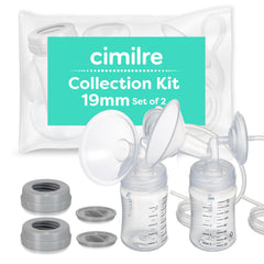 Cimilre 19mm shield close-up for comfortable pumping fit.