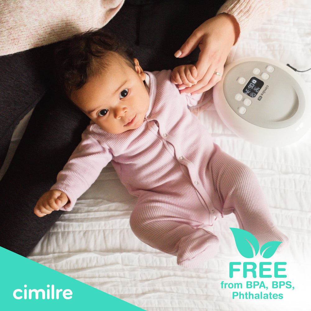 Cimilre 24mm breast shields compatibility graphic confirms cross-model use.