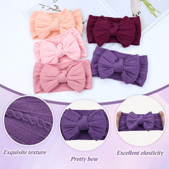 Cinaci bow headband dusty pink suits adorable photoshoots.