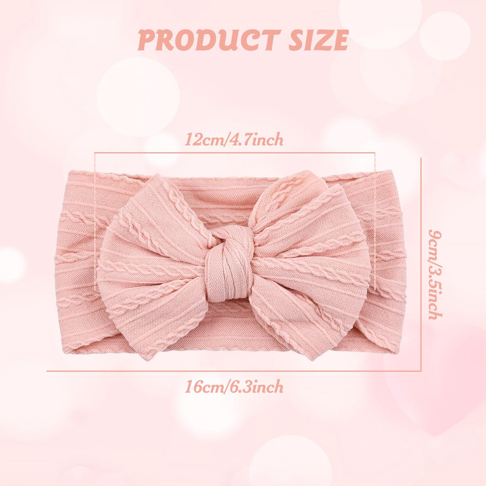 Cinaci coral pink headband with bow adds cute color to everyday outfits