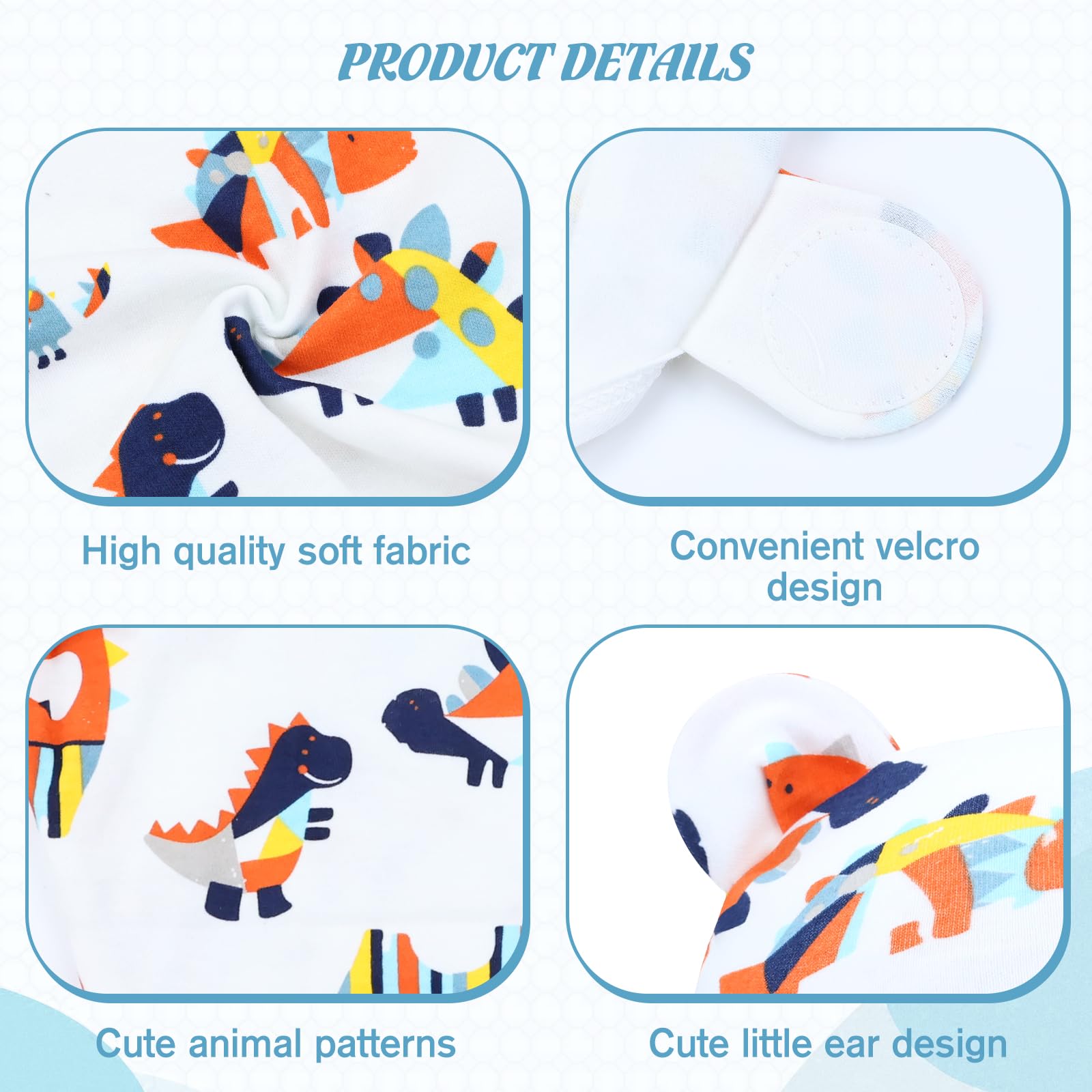 Cinaci two-pack swaddle hats for versatile newborn outfits