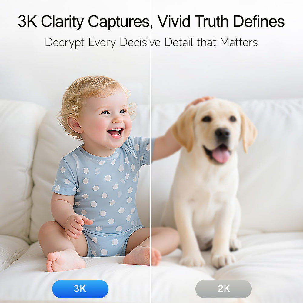 CINMOORE full duplex audio enables two-way speaking with baby or pet.