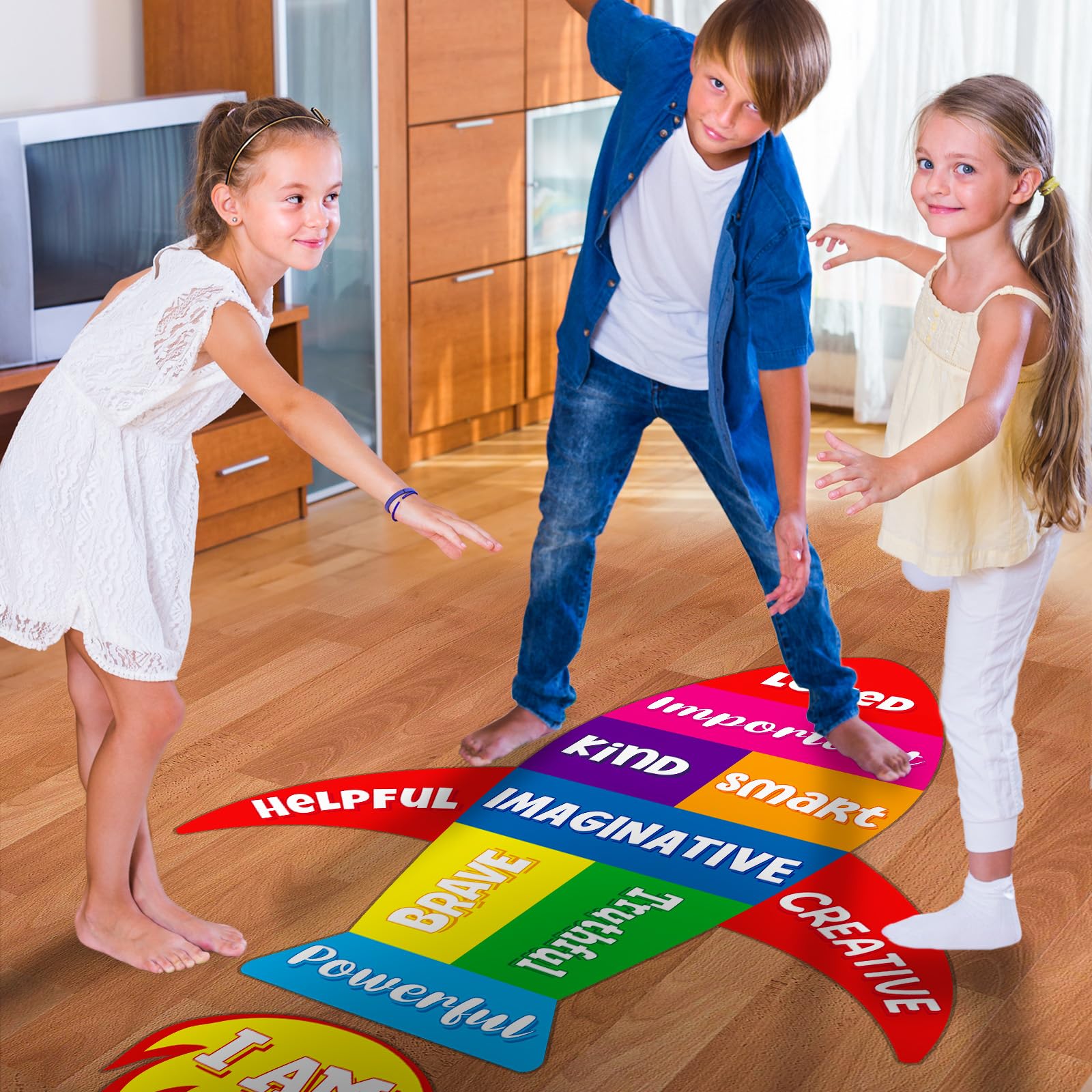 Cinrobiye durable matte vinyl material keeps decor safe and easy to maintain.