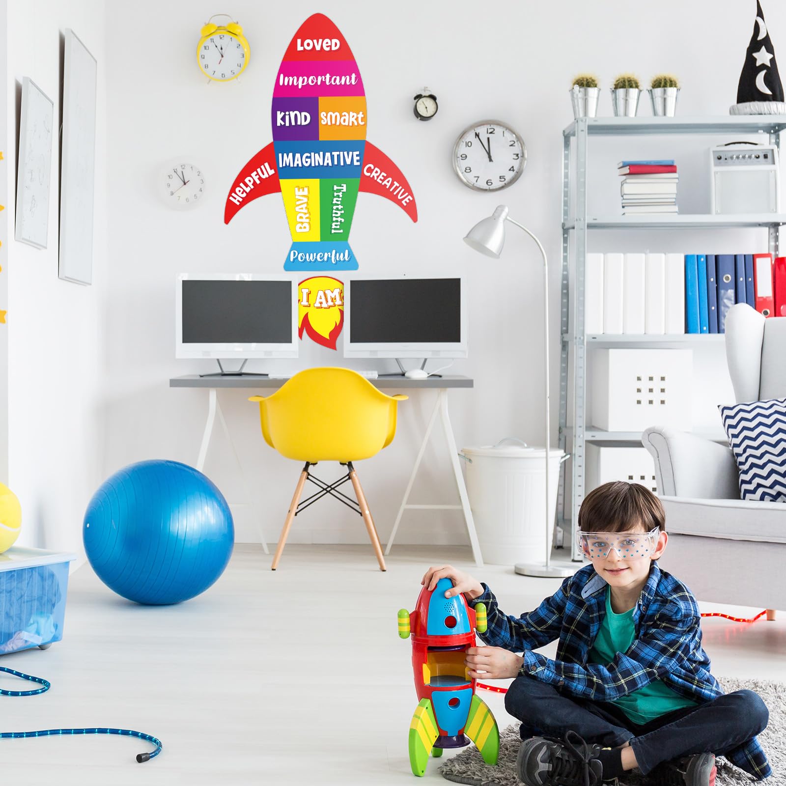 Cinrobiye multi purpose decor fits walls floors windows mirrors desks and doors.