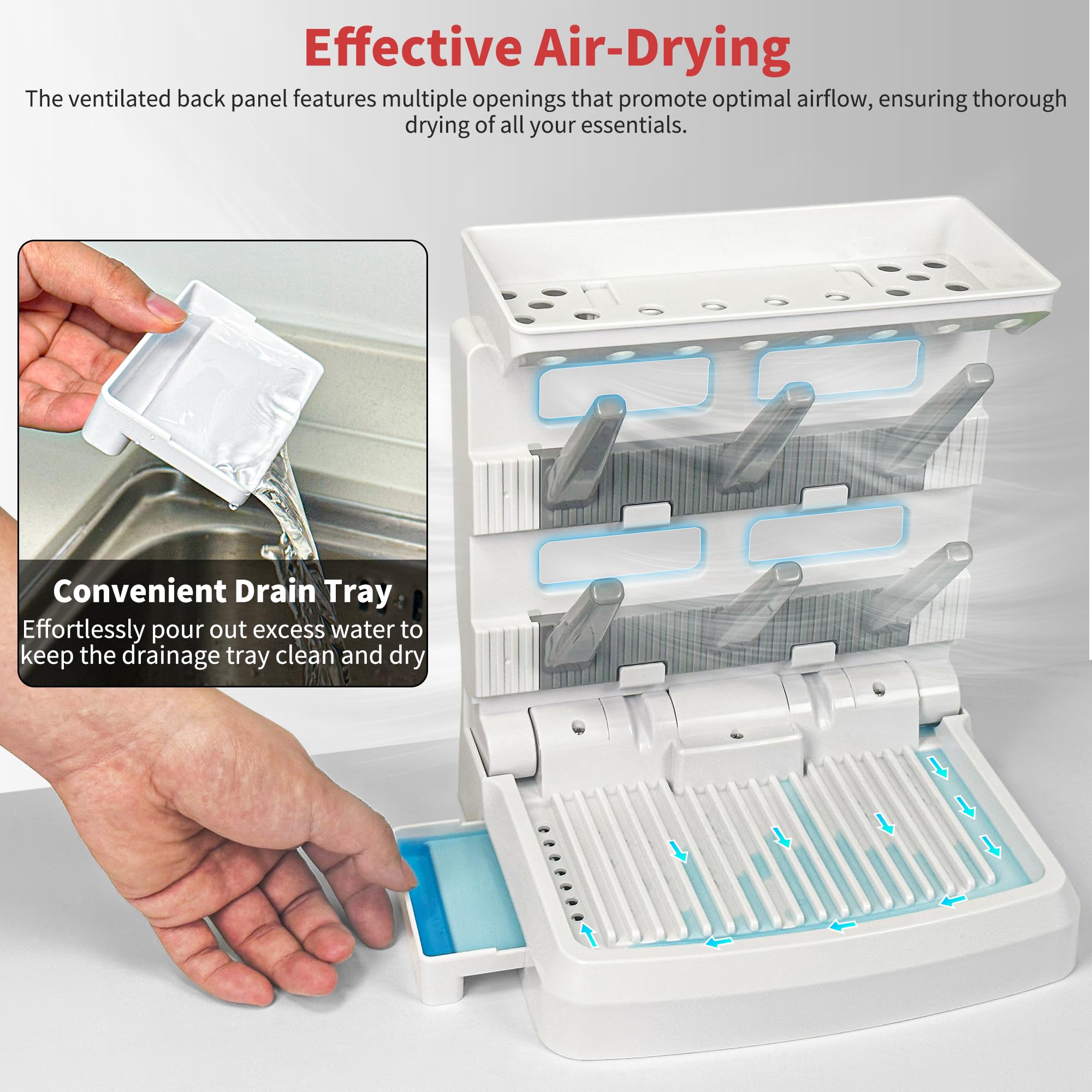 CINWWNI BPA-free drying rack for safe daily use with baby bottles