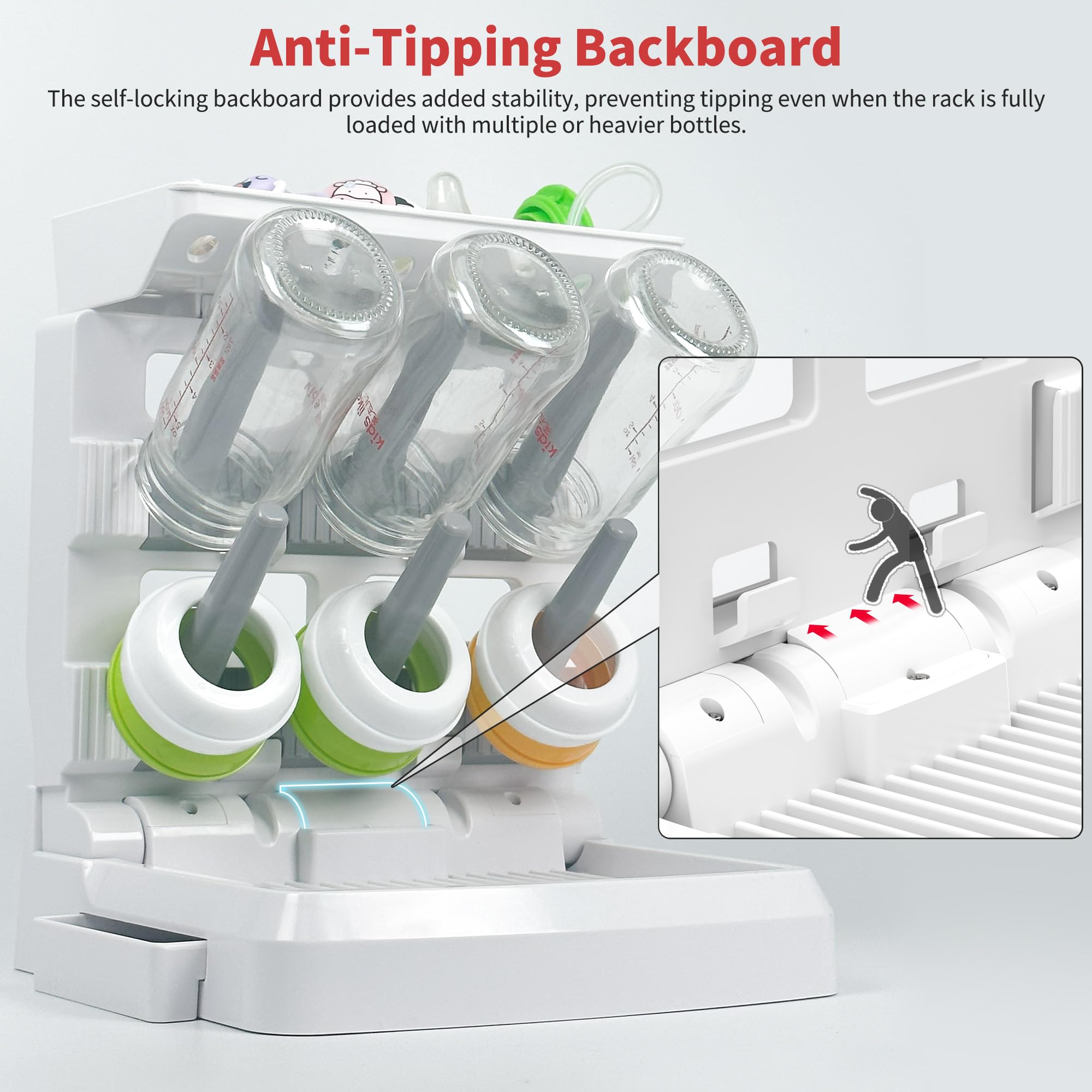 CINWWNI bottom drain tray collects excess water for easy cleanup