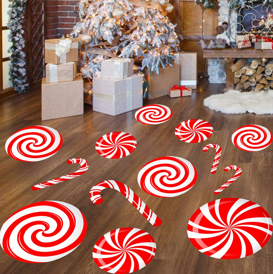 CIOEY candy land decals for floors guide guests through festive venues.