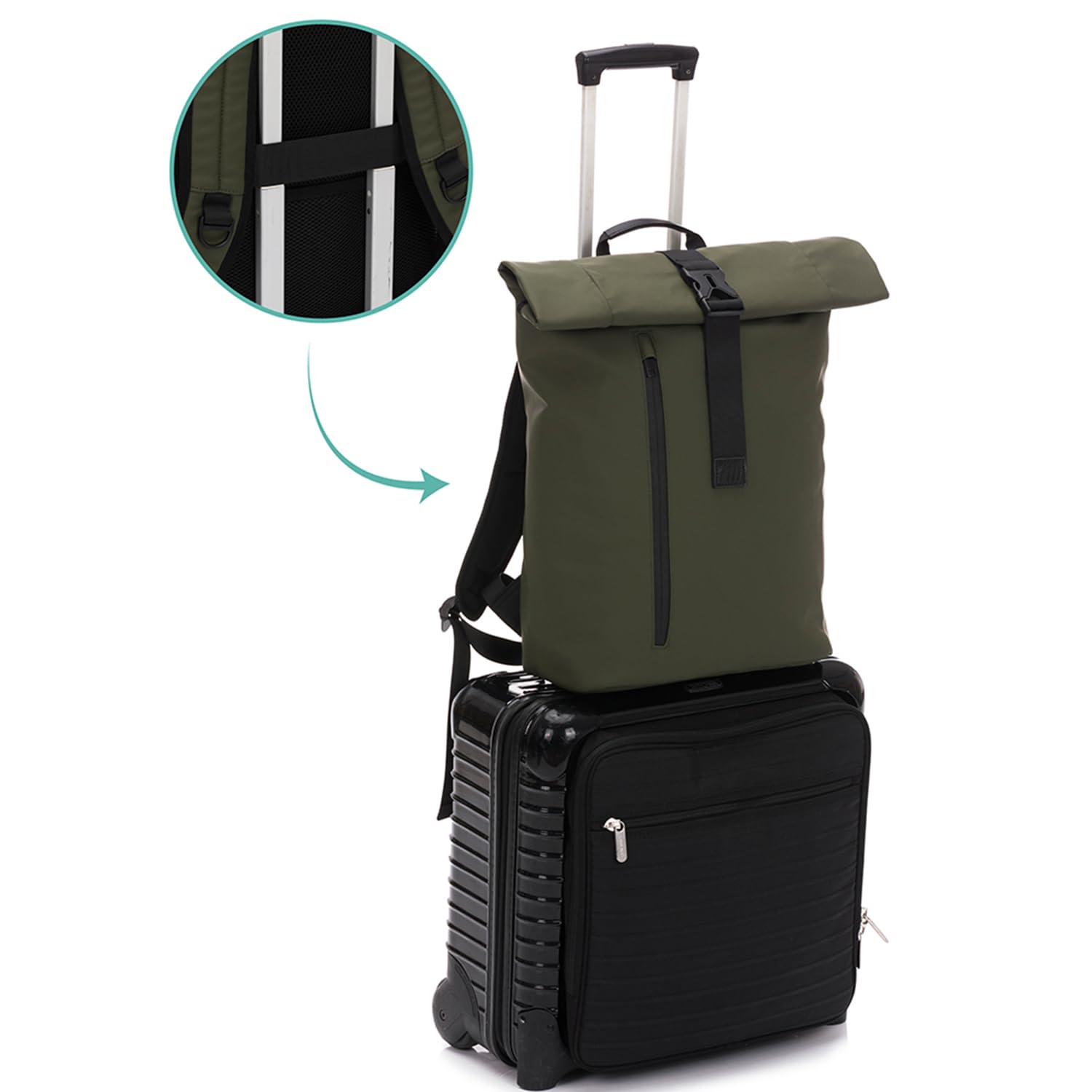 CitisKins large main compartment holds diapers, clothes, and small devices.