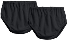 City Threads diaper covers bloomers in black, soft cotton for gentle everyday wear.