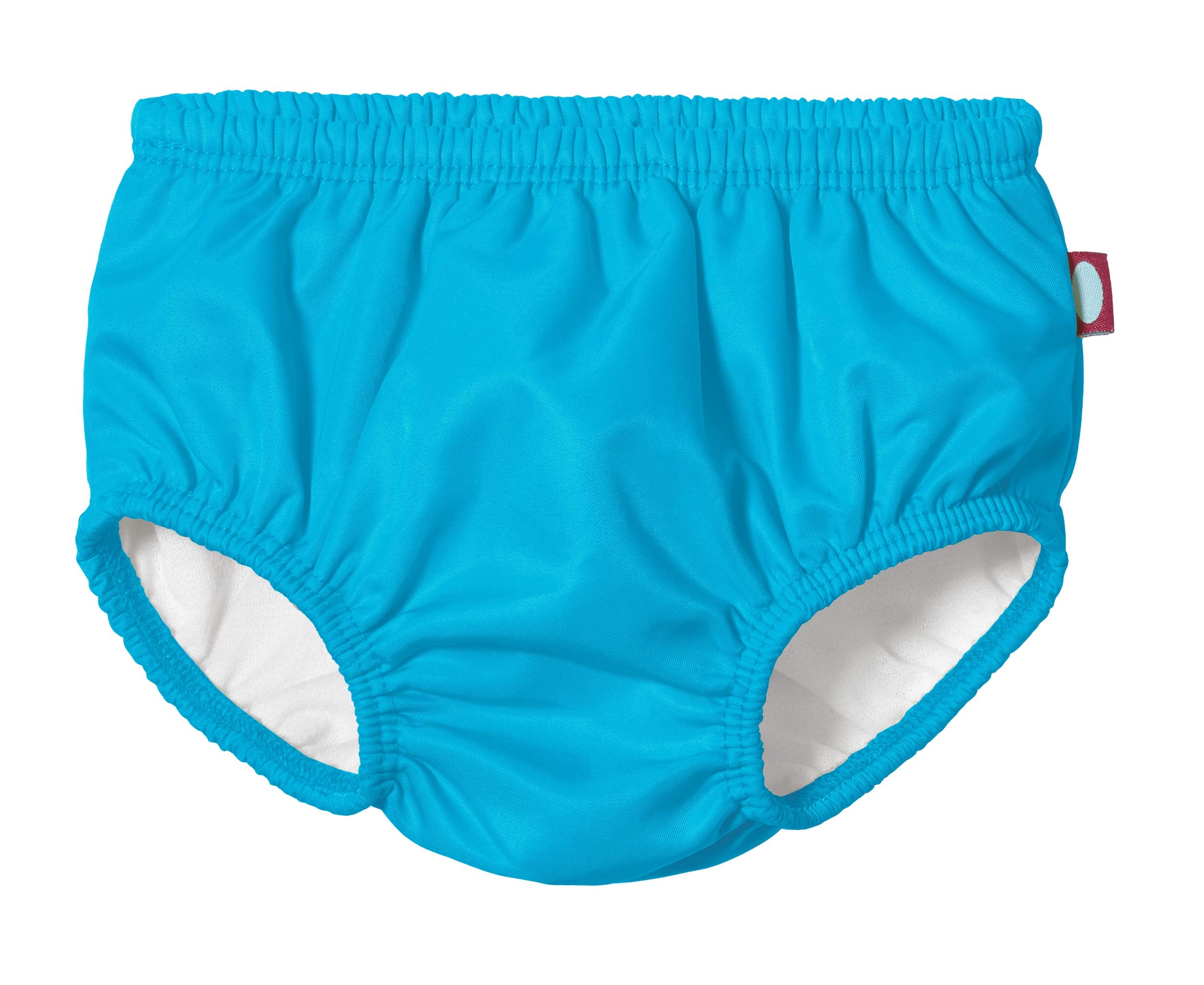 City Threads turquoise swim diaper cover for 2T, reusable and leakproof for pool play.