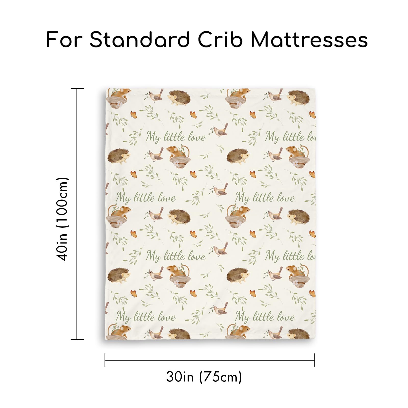 Civarua Kids Animal World blanket rainbow print offers cheerful warmth.