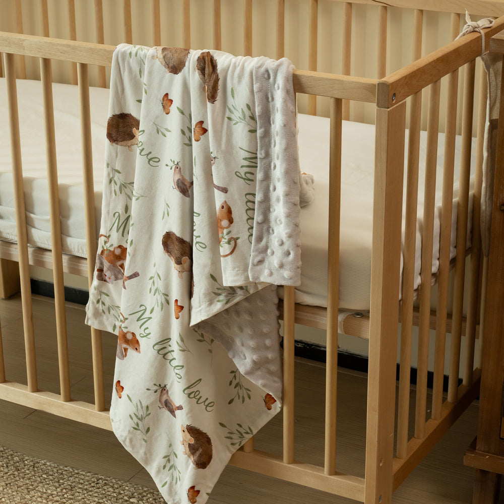 Civarua Kids Animal World blanket wrapped position demonstrates easy swaddle and wrapping.
