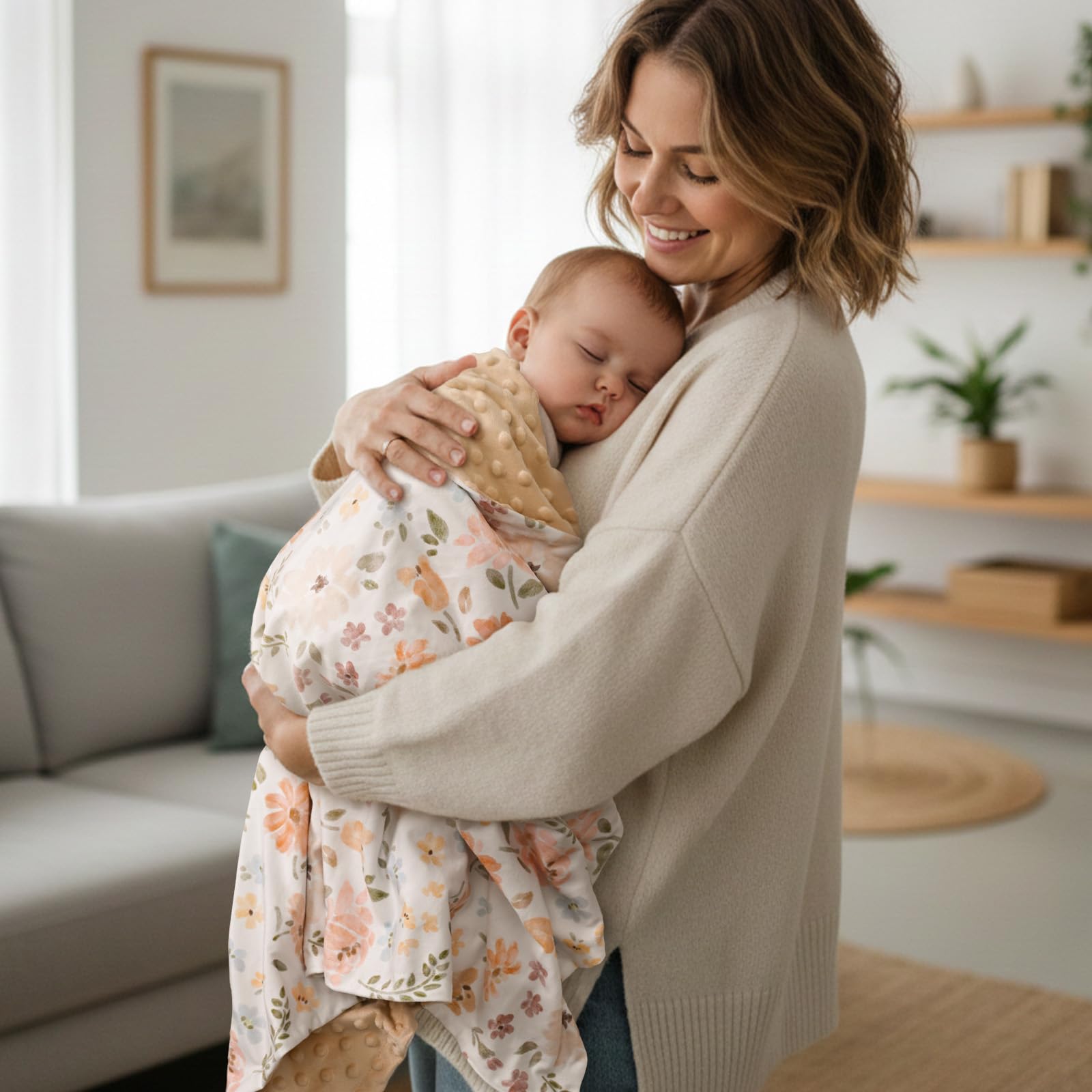 Civarua Kids soft dotted backing texture enhances cozy snuggles