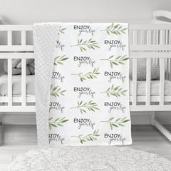 Civarua Kids rainbow printed design blanket for cheerful photos