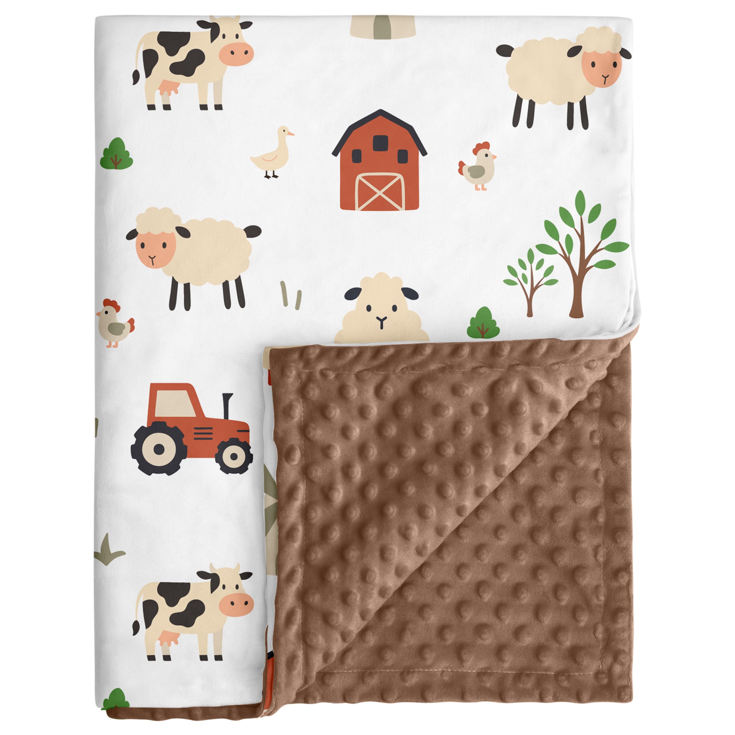 CIVARUA KIDS soft dotted back blanket provides gentle skin contact for babies