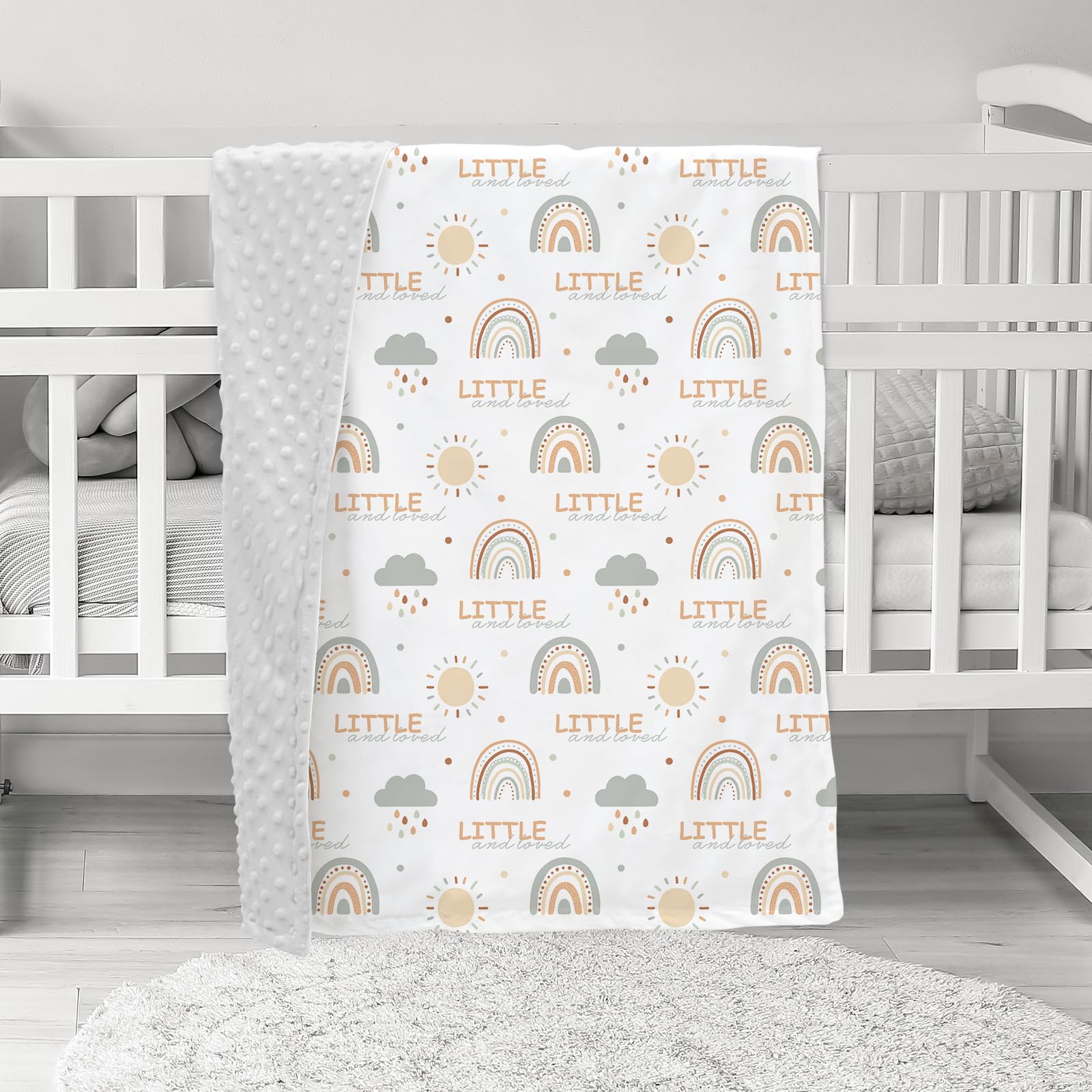 Civarua Kids unisex blanket suits many uses from swaddling to naps.