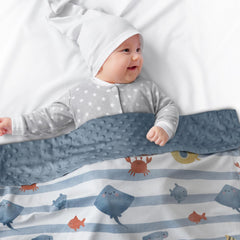CIVARUA KIDS rainbow print blanket ideal for bright nursery moments