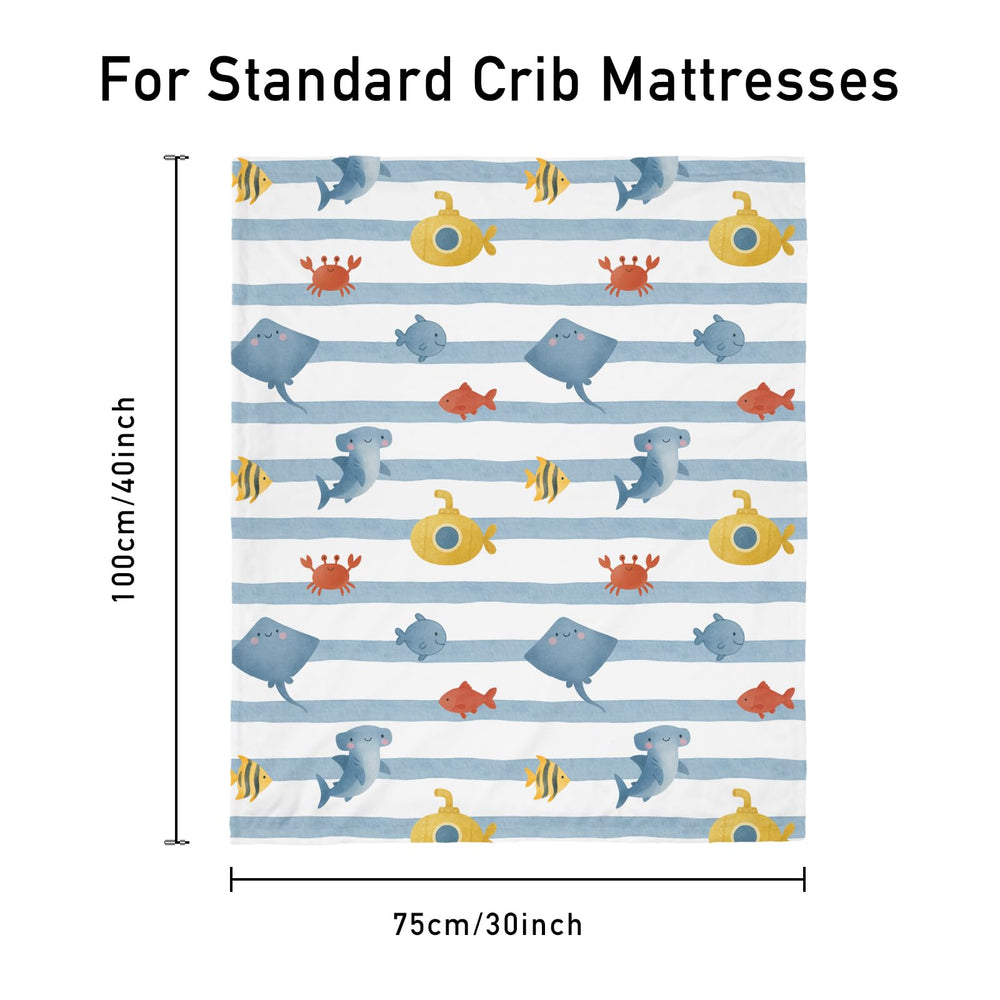 CIVARUA KIDS undersea world print for calm, imaginative snuggles