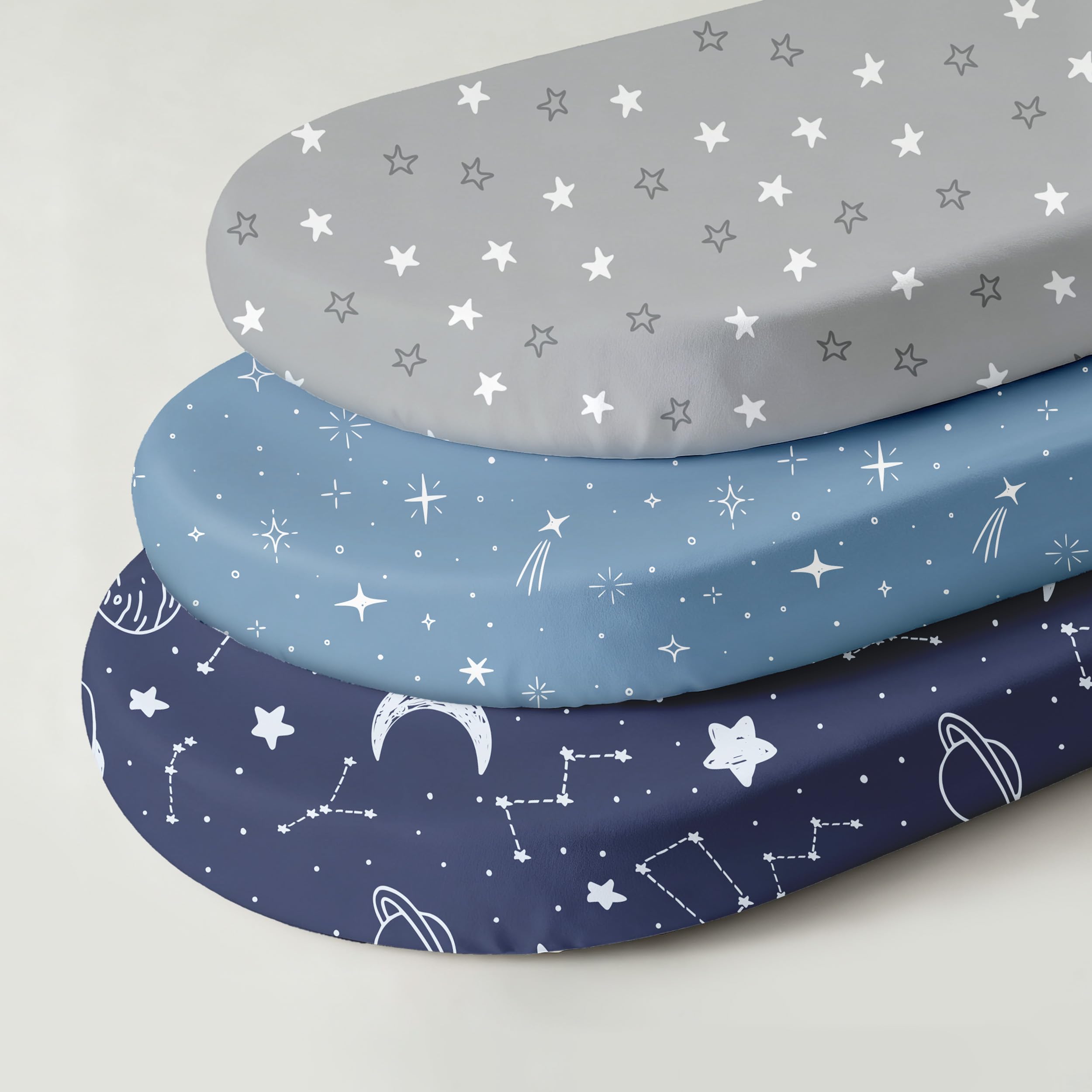 CIVARUA KIDS blue-gray planet design detail adds nursery style.