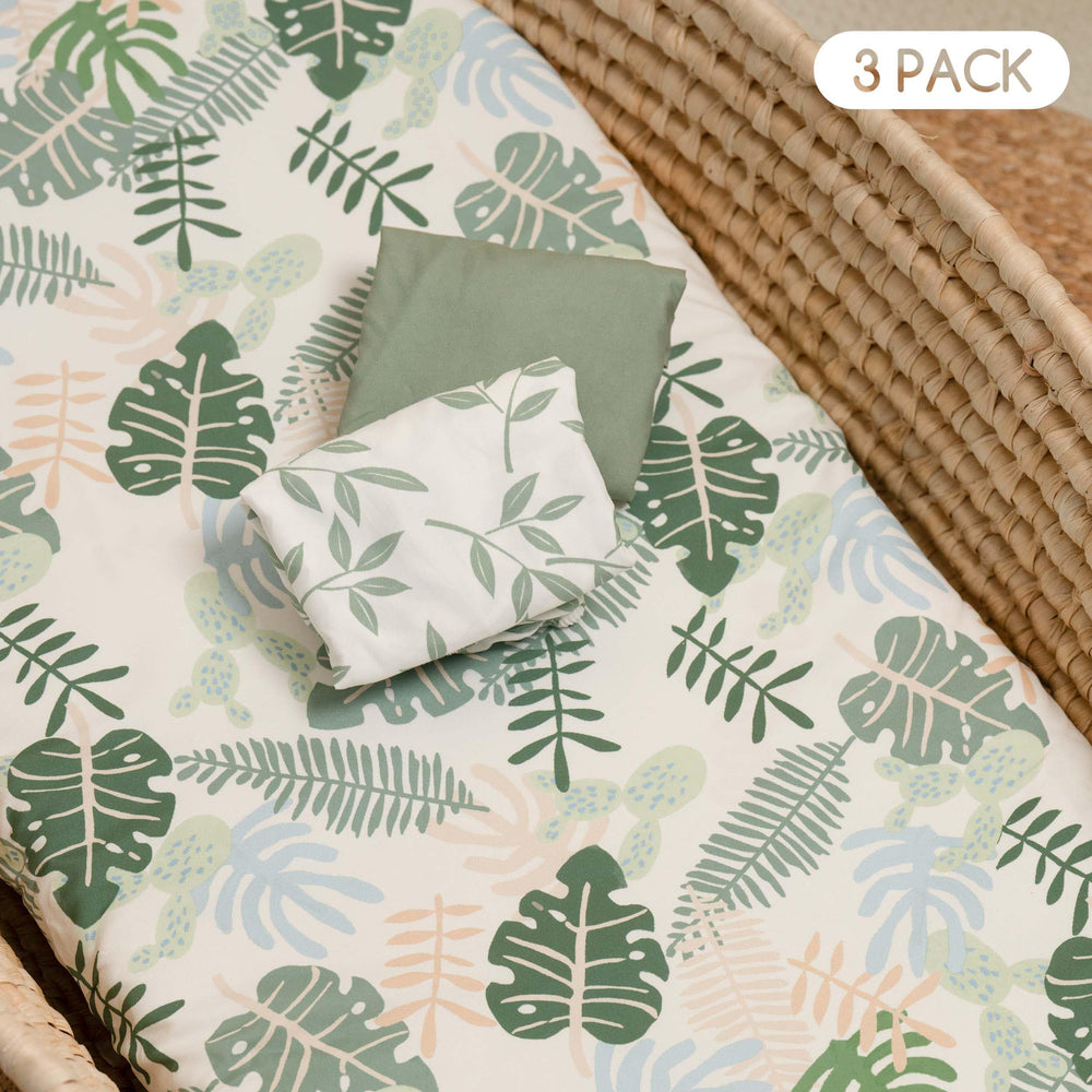 Civarua Kids sage green sheets in use for peaceful naps