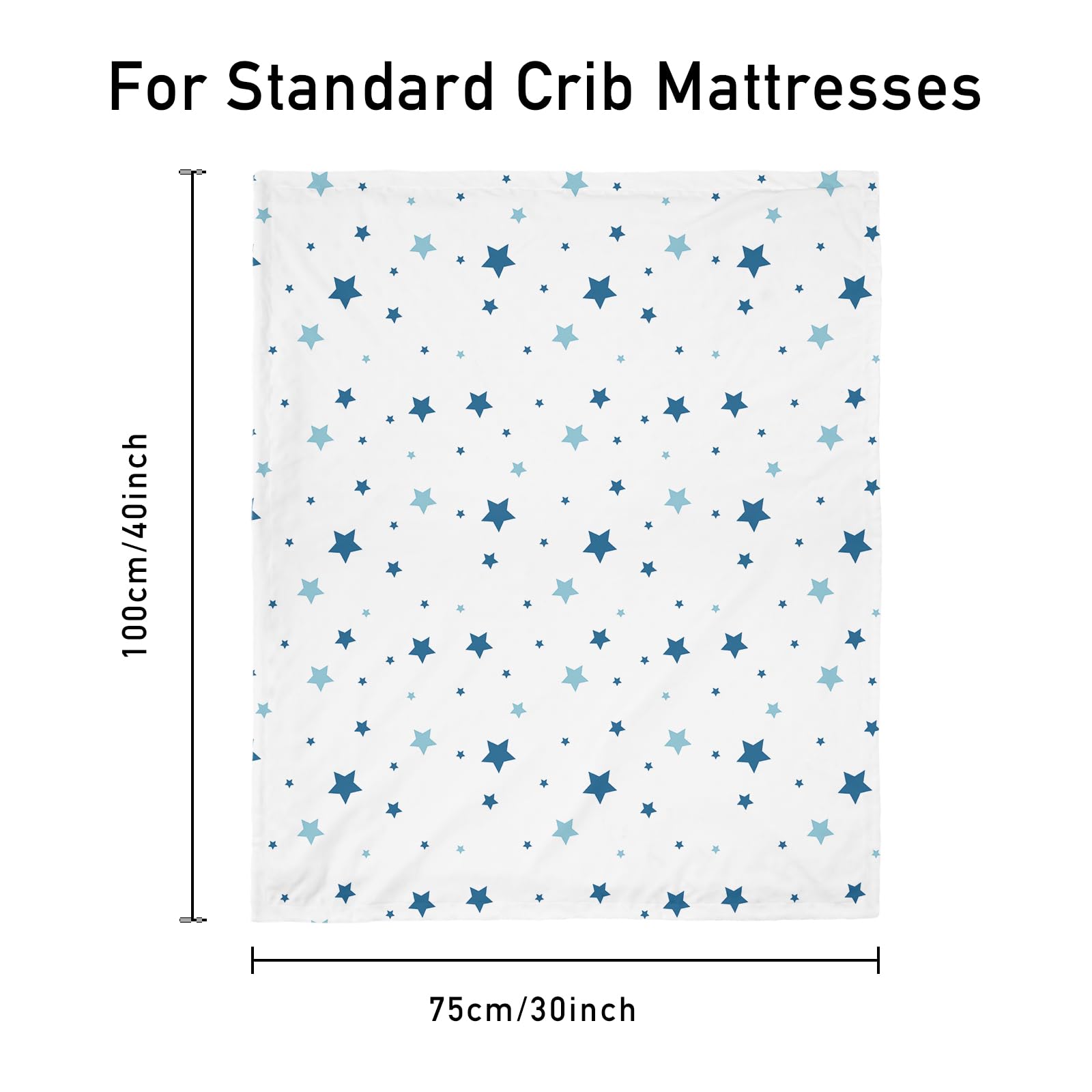 Civarua Kids checkerboard print blanket blends with nursery decor