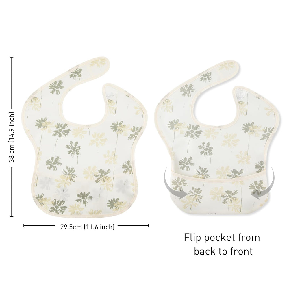 Civarua Kids foldable-travel bib folds compactly for on-the-go meals