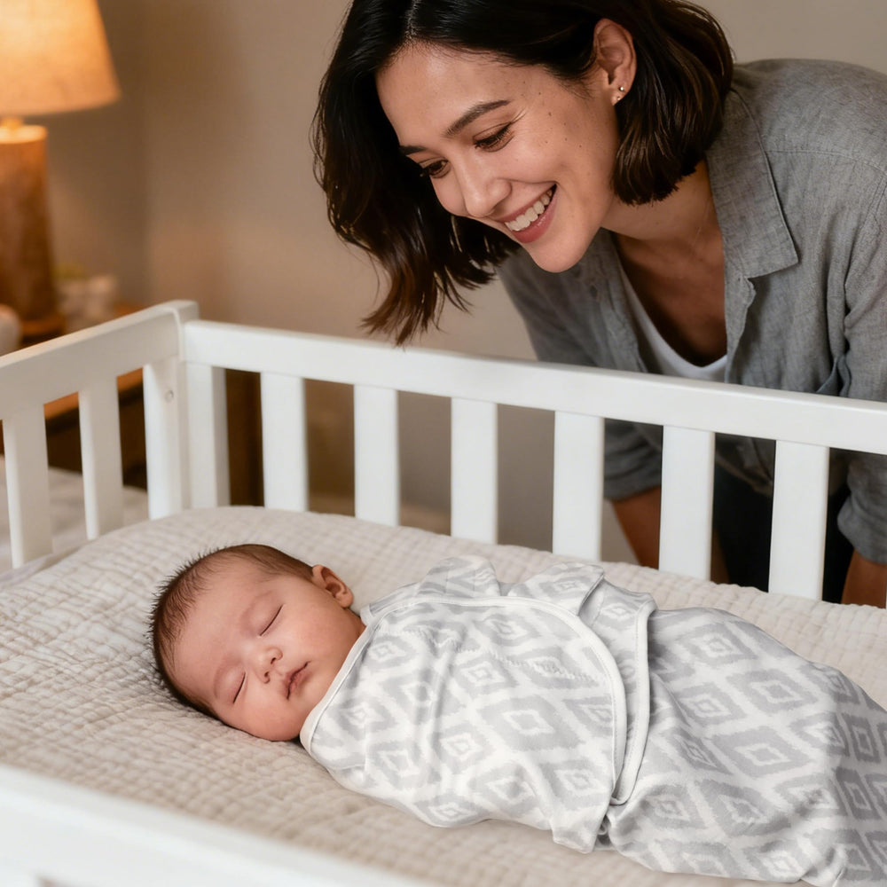 Civarua Kids swaddle in use for calm bedtime routine