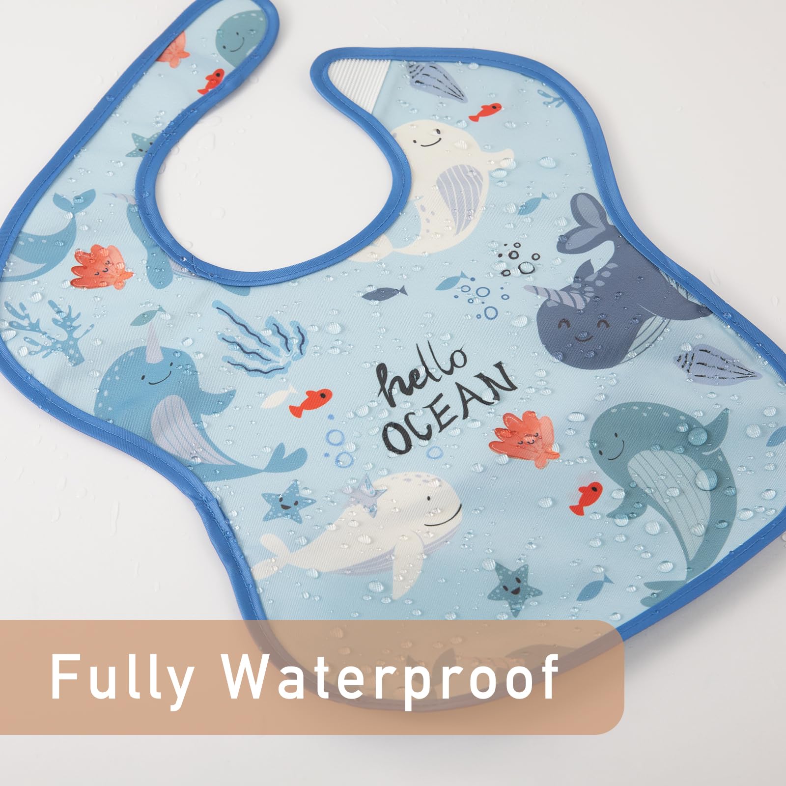 CIVARUA KIDS 3-pack bibs endure daily use and machine washable.